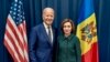 Președintele Statelor Unite, Joe Biden, și președinta R. Moldova, Maia Sandu, la întâlnirea lor de la Varșovia, pe 21 februarie 2023