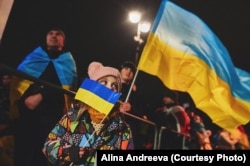 Українці на акції у Берліні