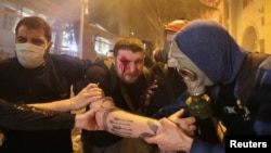 24 წლის ნიკა დემურიშვილს თვალი 1 მაისის ღამეს დაუზიანდა "აგენტების კანონის" საწინააღმდეგო აქციაზე 