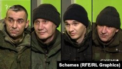 Зліва направо: Валентин Бич («Рашид»), Михайло Іванов («Покров»), Максим Вольвак («Ескадра») та Руслан Колєсніков («Булат»)