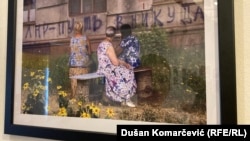 Grafit na zidu: "Luganska Narodna Republika (LNR) - put u nigde" odnosi se na region koji je taj naziv dobio nakon što su ga okupirali proruski separatisti.