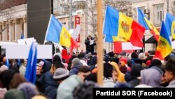 Кишиневдогу демонстрация. 28-февраль 2023-жыл