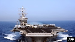 У Пентагоні повідомили, що авіаносна група «Дуайт Ейзенхауер» в суботу залишила регіон, завершивши своє семимісячне перебування там