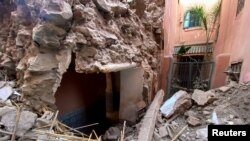 Historijski dio Marakeša dan nakon potresa, 9. septembra 2023.