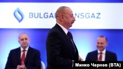 Президентът на Азербайджан Илхам Алиев в София. 