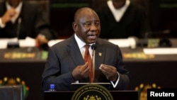 Президент ЮАР Сирил Рамафоса
