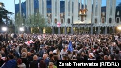 Тбилиси. Мыйзамга каршы акция. 