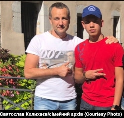 Ігор Колихаєв із сином Святославом