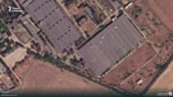 Последствия ракетного удара по заводу "Автоколорлит" в оккупированном Мелитополе