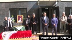 Церемония прощания с Рафоат Абдусаломовой
