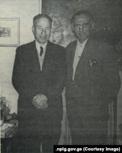 ვიქტორ ნოზაძე და მიხეილ ქავთარაძე (მარჯვენა)