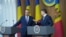 Premierul român Nicolae Ciucă și omologul său de la Chișinău, Dorin Recean. 23 martie 2023