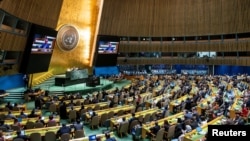 Zasjedanje Generalne skupštine Ujedinjenih nacija, New York, SAD, 12. decembra 2023.