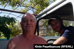 Сергій та Євген, жителі села