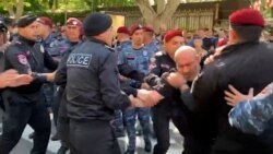 Hundreds Detained In Yerevan As Protests Continue Over Controversial Border Deal
