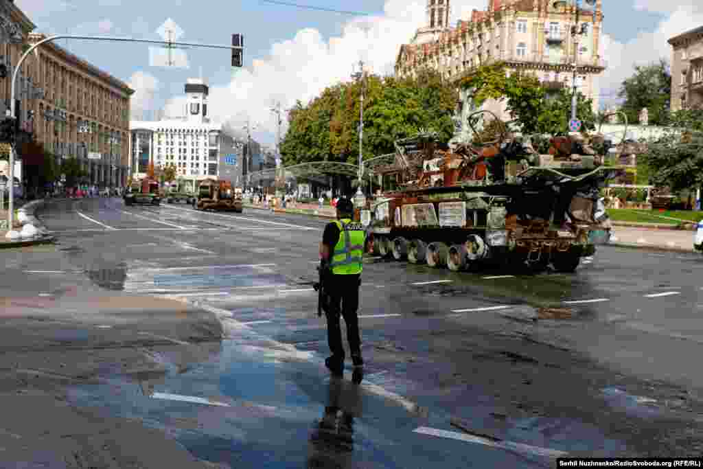 До 28 серпня автомобільний рух через центр Києва відбуватиметься в об&#39;їзд Хрещатика &nbsp;