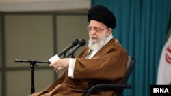 აიათოლა ალი ხამენეის გამოსვლა ირანის პარლამენტში. თეირანი. 24 მაისი, 2023 წელი