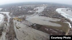 Батыш-Казакстан облусундагы суу ташкыны.