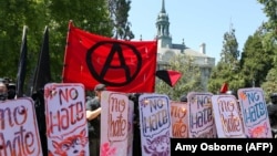 Демонстрація з участю активістів «Антифа» у США, 27 серпня 2017 року