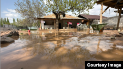 Сел каптаган үйлөрдүн бири. Ылай-Талаа айылы, Кара-Кулжа району. Ош. 22-апрель, 2024-жыл.