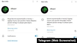 Фейковий і справжній чат-боти «єВорог»