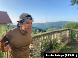 Ubaid Khan u Nezuku, pred polazak na Marš mira, 8. juli 2023.