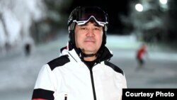 Президент Садыр Жапаров. Кадр из новогоднего поздравления.  