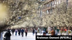 Trg u glavnom gradu Kosova, Prištini Mart 2024.