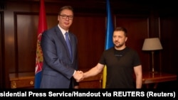 Sastanak predsednika Srbije i Ukrajine, Aleksandra Vučića i Volodimira Zelenskog, Atina, 22. avgust 2023.