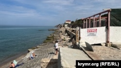 Прибережна та пляжна територія селища Миколаївка, Сімферопольський район. Крим, серпень 2024 року