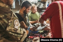 Стабілізаційний пункт на Донеччині. Фото Оксани Чорної