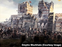 Штурм Константинополя вранці 29 травня 1453 року, стамбульський музей «Панорма 1453»