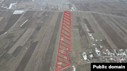 М. У. Днын Чүй облусундагы жер тилкелеринин бир бөлүгү. УКМК тараткан сүрөт.