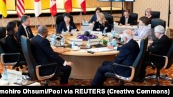 „დიდი შვიდეულის” წევრი სახელმწიფოების საგარეო საქმეთა მინისტრების შეხვედრა ტოკიოში. 2023 წლის 8 ნოემბერი