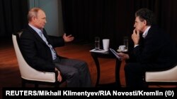 Володимир Путін (ліворуч) і Хуберт Зайпель