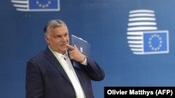 Premijer Mađarske Viktor Orban, koji se zalaže za antimigrantsku politiku, na Samitu Evropske unije u Briselu, 25. jun 2021. 