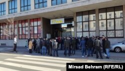 Protestno okupljanje radnika Hrvatske pošte u Mostaru, 27. januar 2024.