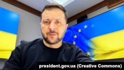 Ukrajinski predsjednik Volodimir Zelenski u Kijevu, 8. novembar 2023. 