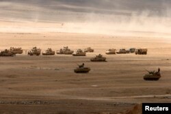 Иорданиянын аймагында өткөн иорданиялык жана америкалык аскерлердин биргелешкен машыгуусу, 24-май, 2016-жыл.