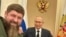 Глава Чечни Рамзан Кадыров и президент России Владимир Путин. Архивное фото из телеграм-канала Кадырова