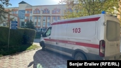 Бишкектеги тез жардам кызматынын автоунаасы. Иллюстрациялык сүрөт.