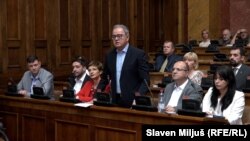 Zoran Lutovac govori na Skupštini Srbije, 10. maja 2024.