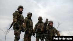 Militari moldoveni. Imagine publicată de Ministerul Apărării al R. Moldova
