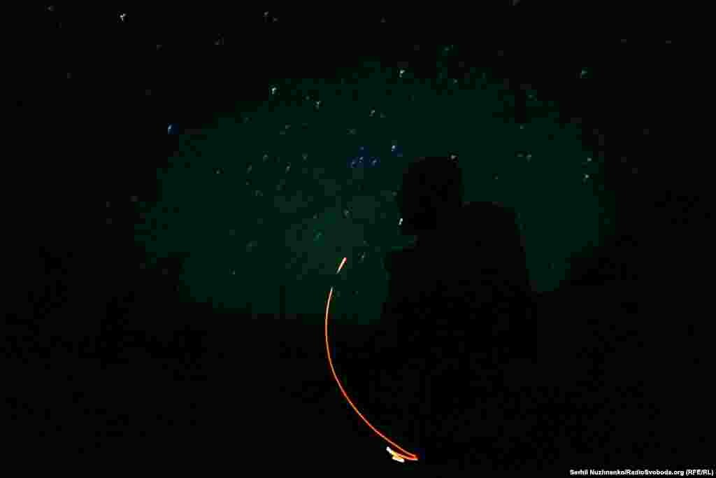 Цигарка, боєць ЗСУ і зоряне небо.. Харківщина, вересень 2023 року&nbsp;