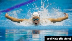 Plivačica Lana Pudar tokom takmičenja u Japanu 26. jula 2023., ilustrativna fotografija 