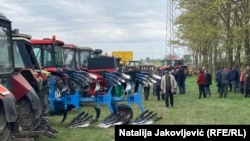 Protest poljoprivrednika u Subotici, 14. novembra 2023.