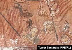 ცოდვა, რომელსაც ლენინი ამ ფრესკაზე განასახიერებს, უღმერთობაა.