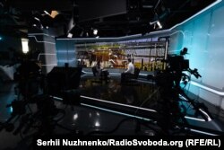 Володимир Кудрицький — голова правління ПрАТ «Національна енергетична компанія «Укренерго» під час інтерв’ю для Радіо Свобода