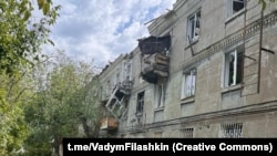 Пошкоджений обстрілами будинок у Кураховому Донецької області, Україна, 30 серпня 2024