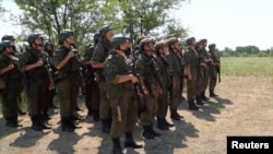 Срочники в Курской области, архивное фото